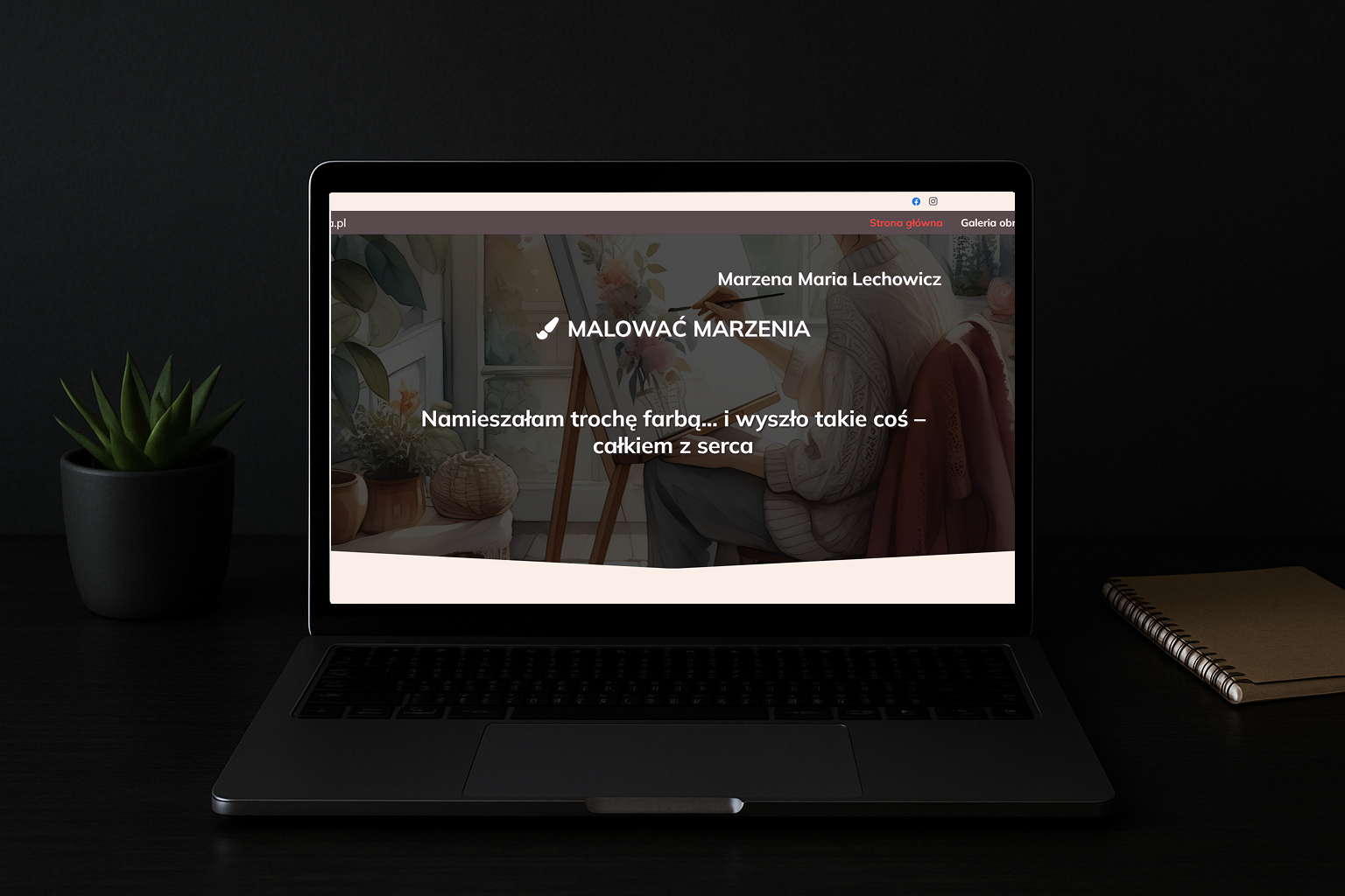 Strona malowacmarzenia.pl - sprzedaż obrazów