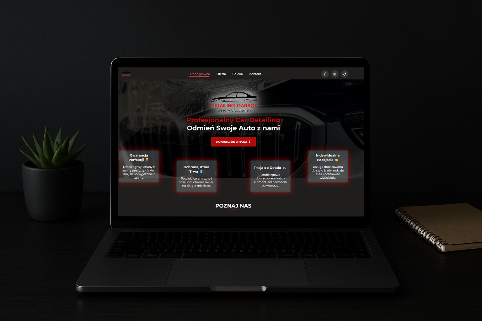 Strona Detailing Garage Przasnysz